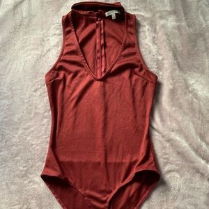 Maroon Body Suit
